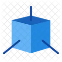 Cubo 3d  Icono
