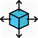 Cubo 3 D Design 3 D Forma 3 D Ícone