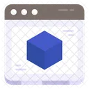 Cubo 3 D Cad 3 D Modelo 3 D Ícone