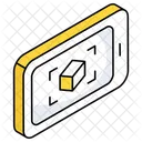 Cubo 3d móvel  Ícone