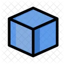 Cubo Forma Caja Icono