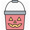 Diseno De Cubo Cubo De Halloween Cubo De Terror Icono