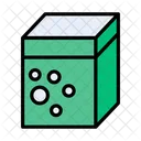 Cubo de burbujas  Icono