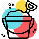 Cubo de arena  Icon