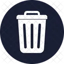 Bin Eliminar Cubo De Basura Icono