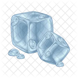 Cubo de hielo  Icono