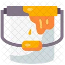 Bote de pintura  Icono