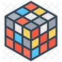 Cubo De Rubiks Cubo De Rompecabezas Cubo 3 D Icon