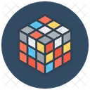 Cubo De Rubiks Cubo De Rompecabezas Cubo 3 D Icono