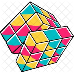 Cubo de rubik  Icono