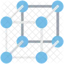Cubos Molecula Caixa Ícone