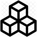Cubos 3D  Ícone