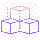 Cubos 3D  Ícone