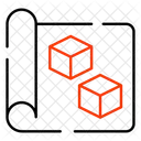 Cubos 3D  Ícone