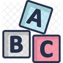 Cubos Abc Infancia Bloques Educativos Icono