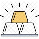 Cubos de ouro  Ícone
