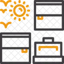 Cubos De Embalagem Embalagem De Viagem Organizacao De Bagagem Ícone
