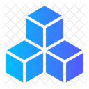 3 D Cubos Geometria Ícone