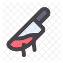 Cuchillo Arma Sangre Icono