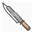 Cuchillo Cuchillo De Camping Cortar Icono