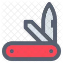 Camping Jackknife Cuchillo Icon