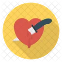 Cuchillo Matar Corazon Icono