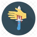 Cuchillo Sangre Mano Icon