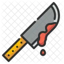 Cuchillo De Carnicero Cuchilla Halloween Icono