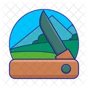 Camping Cuchillo Al Aire Libre Icon