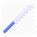 Cuchillo para el pan  Icono