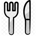 Cuchillo Y Tenedor Icono