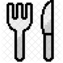 Cuchillo Y Tenedor Icono