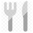 Cuchillo Y Tenedor Icono
