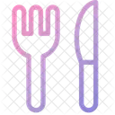 Cuchillo Y Tenedor Icono