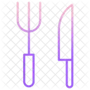 Cuchillo Y Tenedor Icono