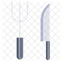 Cuchillo Y Tenedor Icono