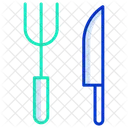 Cuchillo Y Tenedor Icono