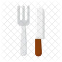 Cuchillo Y Tenedor Cuchillo Tenedor Icono