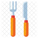 Cuchillo y tenedor  Icono