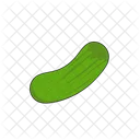 Cucumber Vegetable Fresh Icon