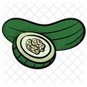 Cucumber Vegetable Healthy Diet Icon