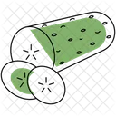 Cucumber Salad Slicing Icon