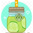 Cucumber Smoothie Drink Icon