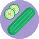 Salad Cucumber Healthy Icon