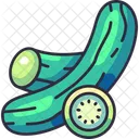 Cucumber Pickle Vegetable Icon