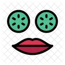 Makeup Cucumber Lips Icon