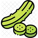 Cucumber Healthy Food Icon