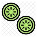 Cucumber Slice  Icon