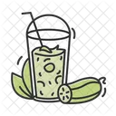 Cucumber Smoothie Cocktail Icon