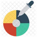 Selecteur Couleur Palette Icône